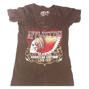 Brown Affliction t-shirt